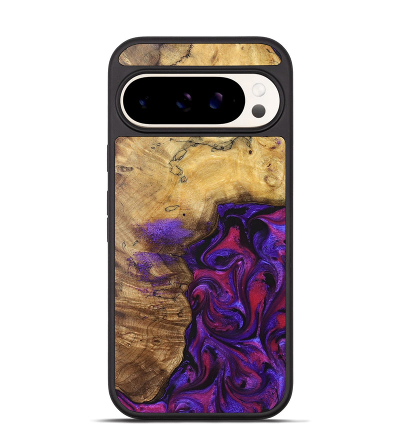Pixel 9 Wood Phone Case - Keara (Purple, 829259)