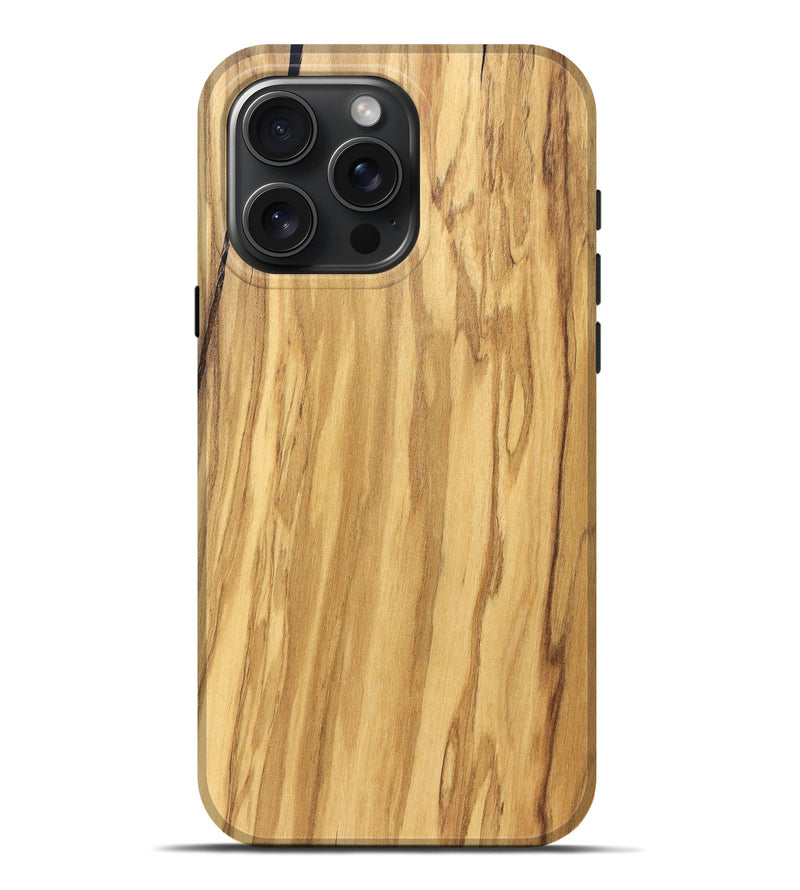 iPhone 16 Pro Max Wood Live Edge Phone Case - Mael (Solid Wood, 829267)