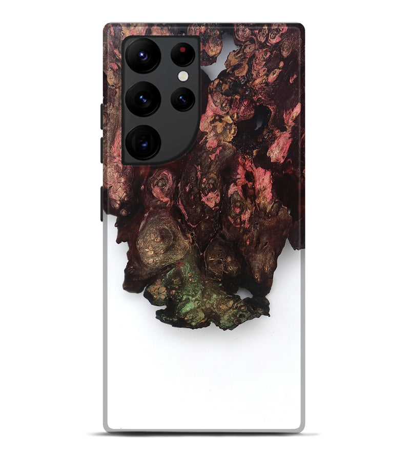 Galaxy S22 Ultra Wood Live Edge Phone Case - Jaleesa (Clear, 829270)