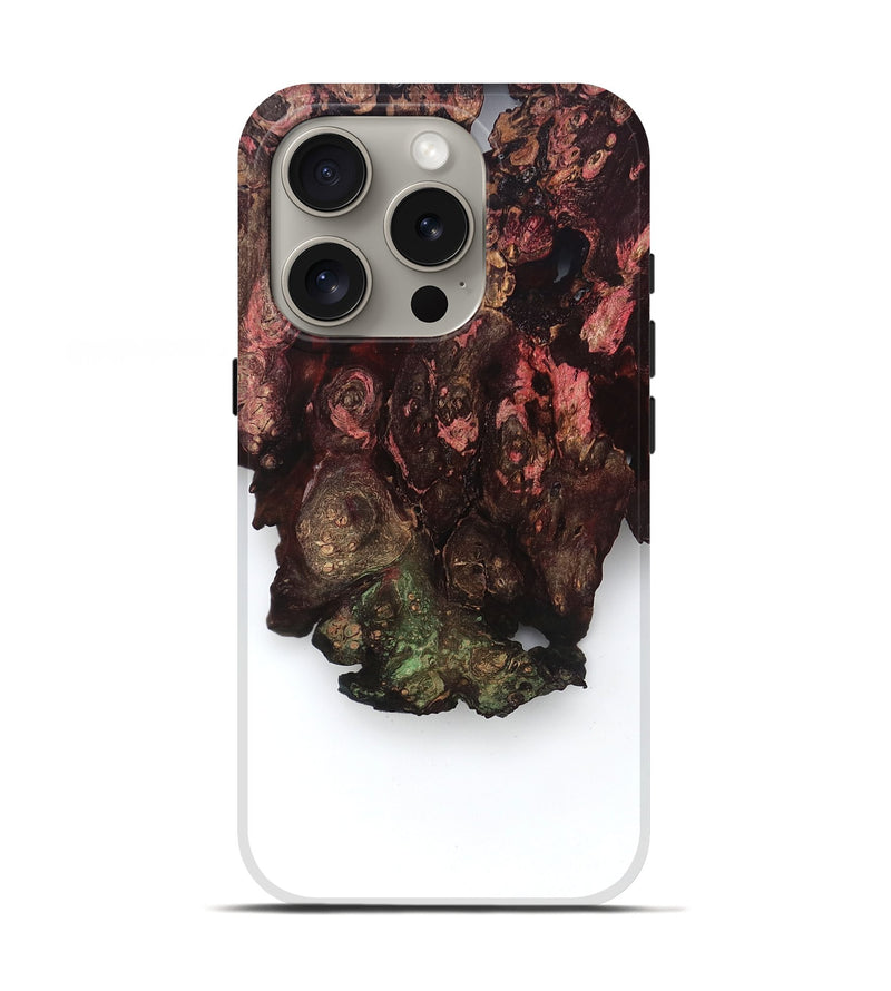 iPhone 16 Pro Wood Live Edge Phone Case - Jaleesa (Clear, 829270)