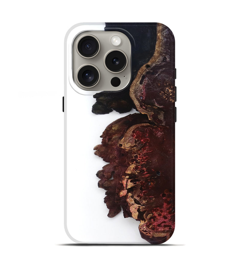 iPhone 16 Pro Wood Live Edge Phone Case - Kayli (Clear, 829276)