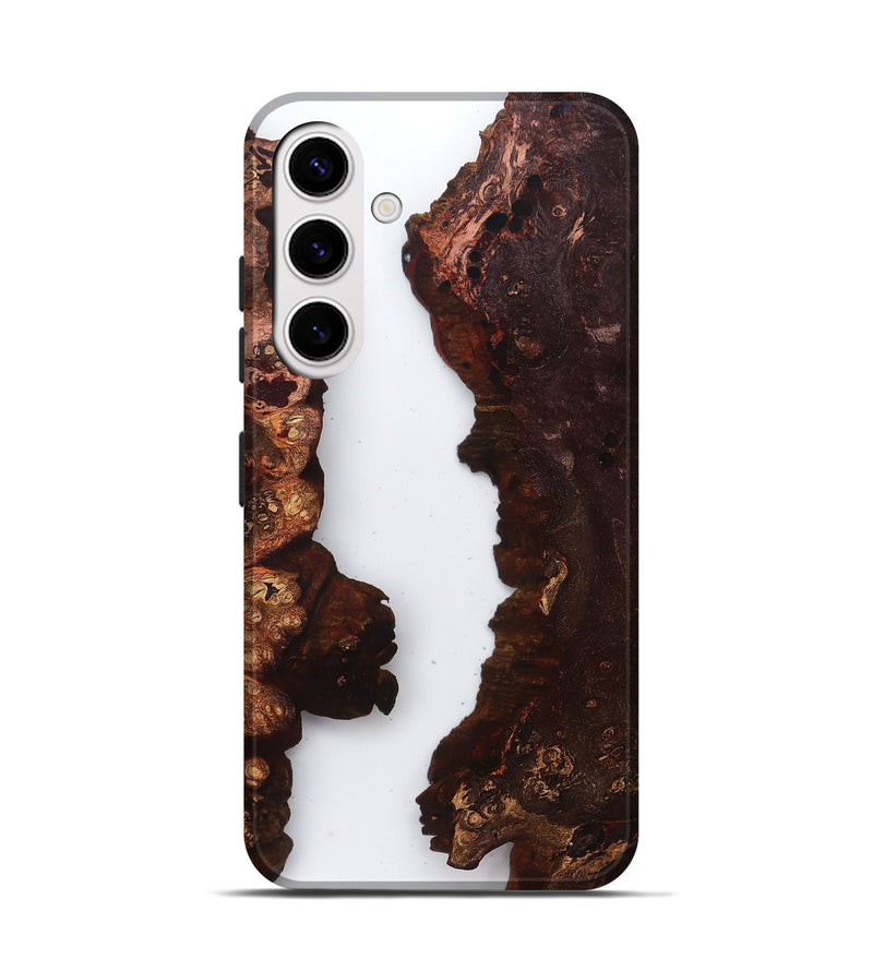 Galaxy S25 Wood Live Edge Phone Case - Brooks (Clear, 829280)