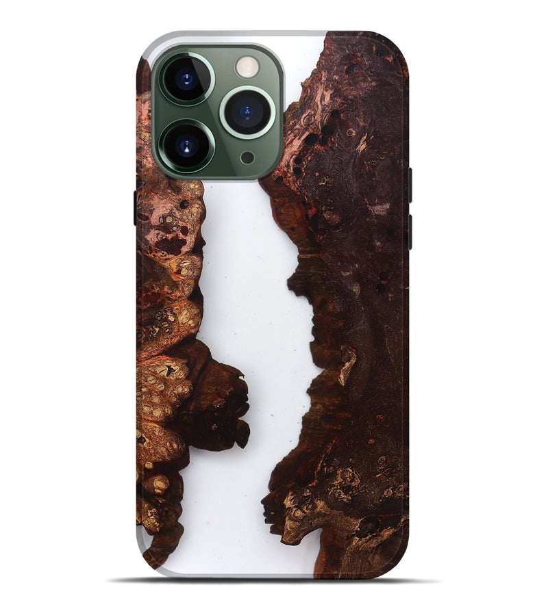 iPhone 13 Pro Max Wood Live Edge Phone Case - Brooks (Clear, 829280)