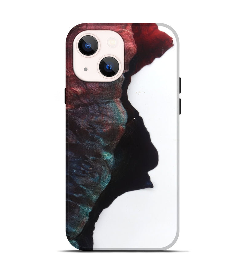 iPhone 14 Wood Live Edge Phone Case - Addison (Clear, 829284)