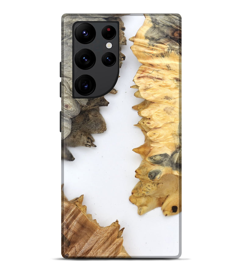 Galaxy S22 Ultra Wood Live Edge Phone Case - Sharyn (Clear, 829285)