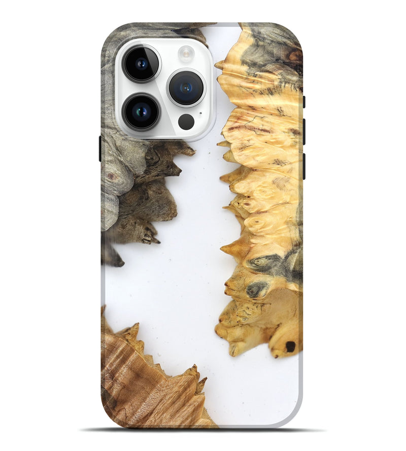 iPhone 15 Pro Max Wood Live Edge Phone Case - Sharyn (Clear, 829285)