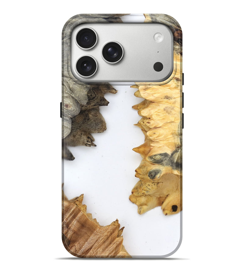 iPhone 17 Pro Max Wood Live Edge Phone Case - Sharyn (Clear, 829285)