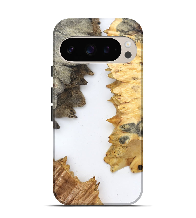 Pixel 9 Pro Wood Live Edge Phone Case - Sharyn (Clear, 829285)