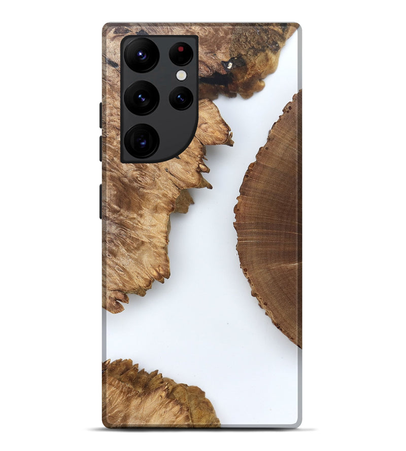 Galaxy S22 Ultra Wood Live Edge Phone Case - Loretta (Clear, 829286)