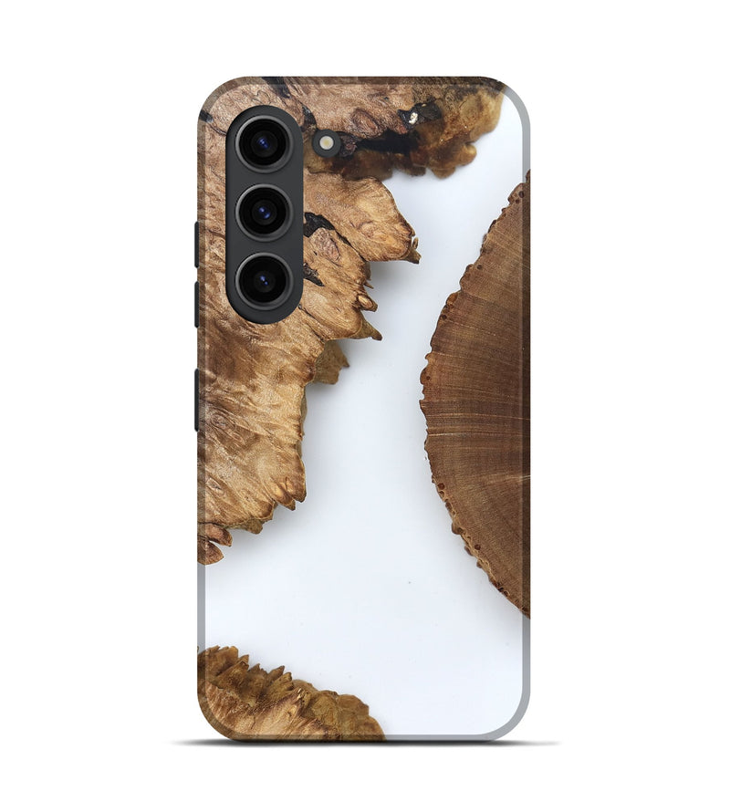 Galaxy S23 Wood Live Edge Phone Case - Loretta (Clear, 829286)