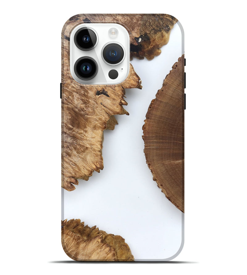 iPhone 15 Pro Max Wood Live Edge Phone Case - Loretta (Clear, 829286)