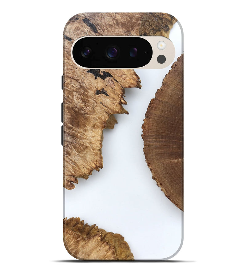 Pixel 10 Pro XL Wood Live Edge Phone Case - Loretta (Clear, 829286)