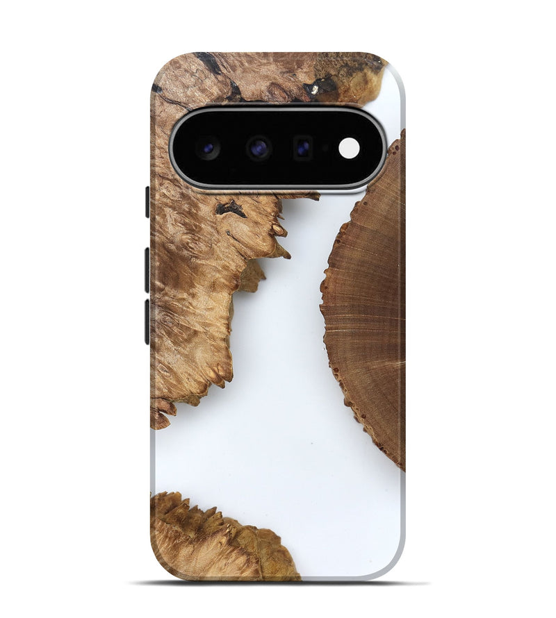 Pixel 11 Pro Wood Live Edge Phone Case - Loretta (Clear, 829286)