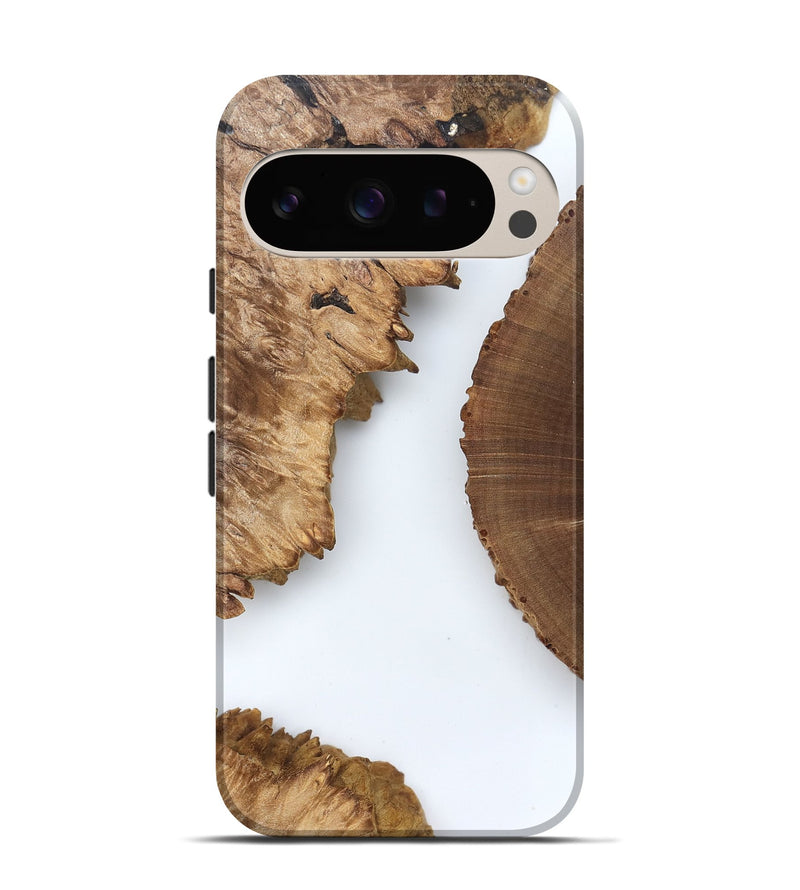 Pixel 9 Pro Wood Live Edge Phone Case - Loretta (Clear, 829286)