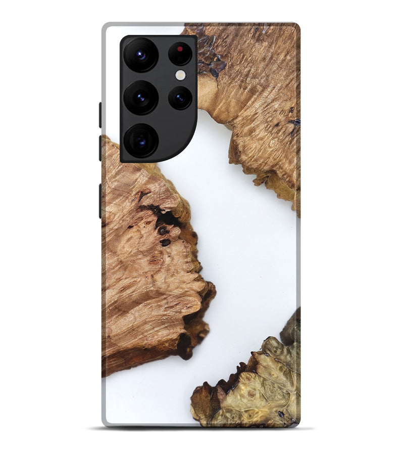 Galaxy S22 Ultra Wood Live Edge Phone Case - Brinley (Clear, 829288)