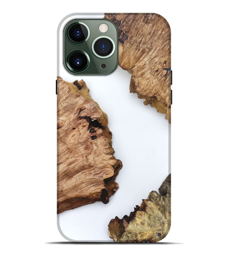 iPhone 13 Pro Max Wood Live Edge Phone Case - Brinley (Clear, 829288)