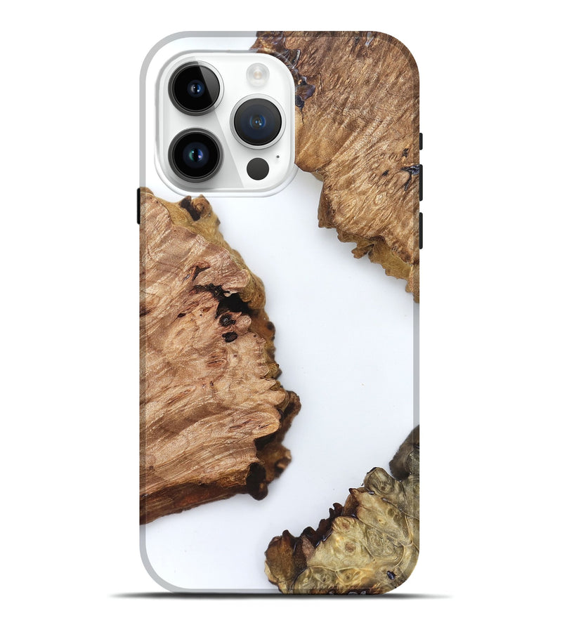 iPhone 15 Pro Max Wood Live Edge Phone Case - Brinley (Clear, 829288)