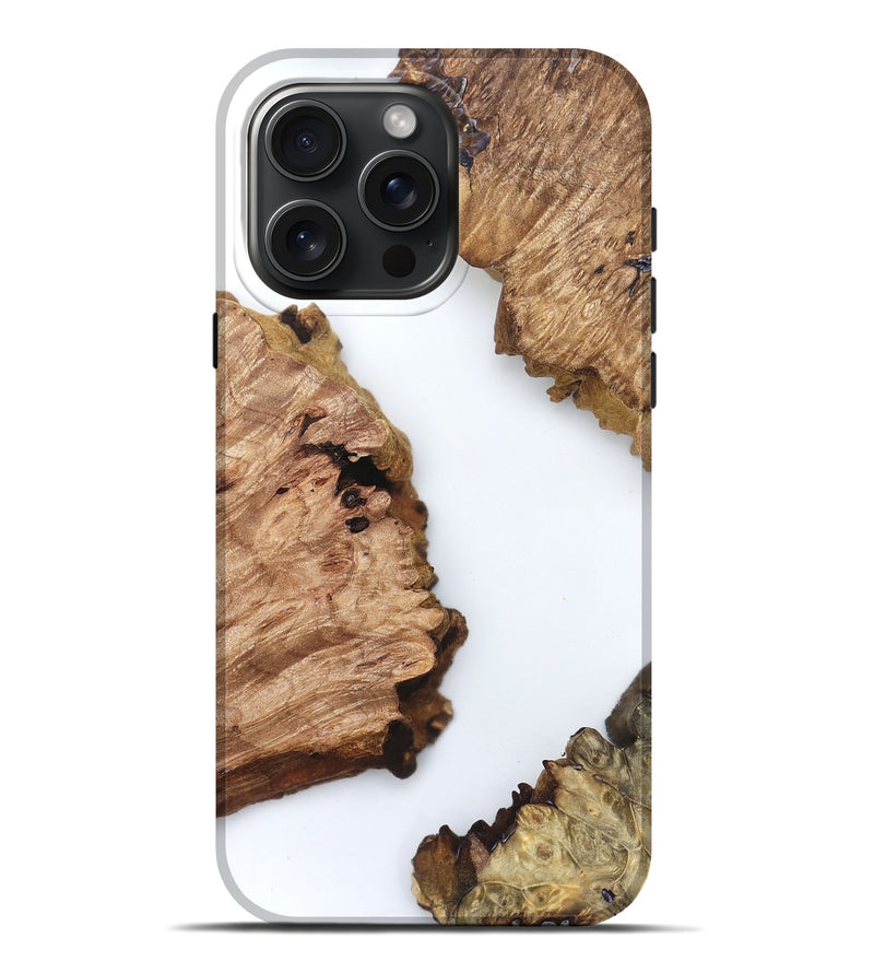 iPhone 16 Pro Max Wood Live Edge Phone Case - Brinley (Clear, 829288)