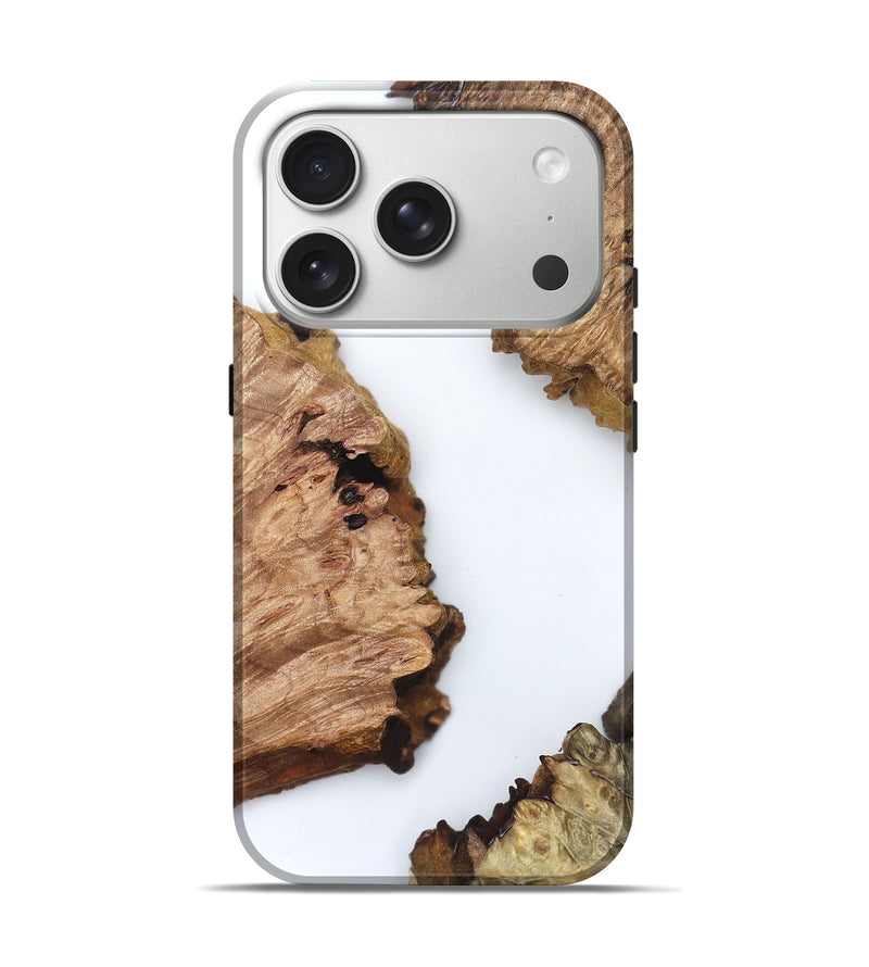 iPhone 17 Pro Wood Live Edge Phone Case - Brinley (Clear, 829288)