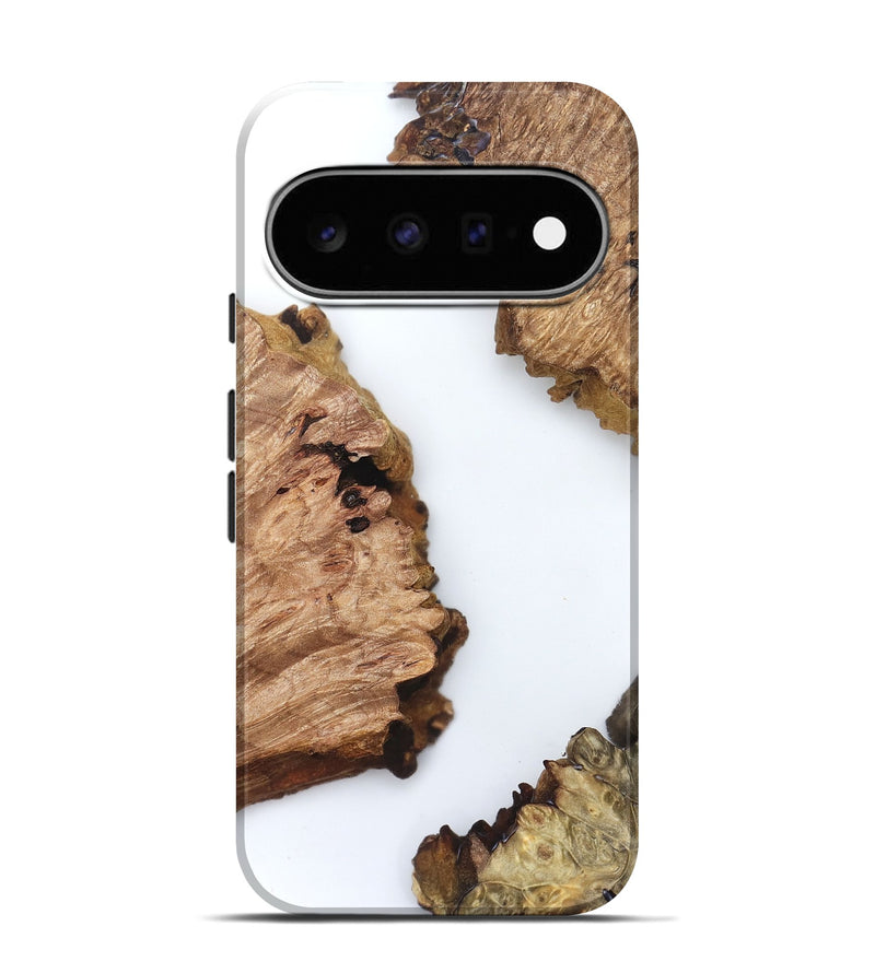 Pixel 11 Pro Wood Live Edge Phone Case - Brinley (Clear, 829288)