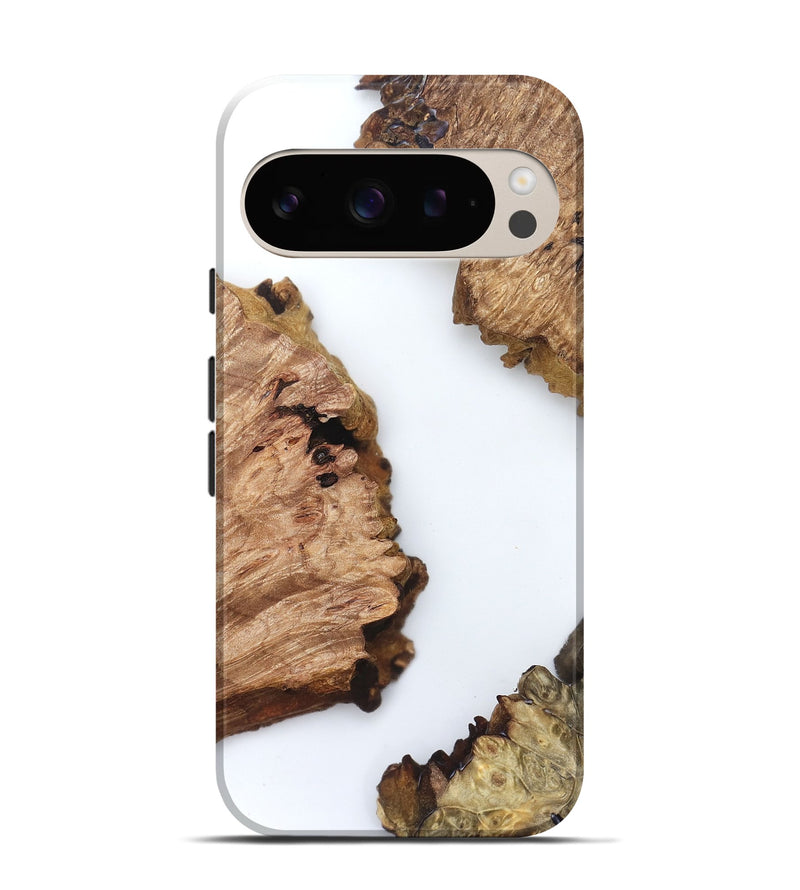Pixel 9 Pro Wood Live Edge Phone Case - Brinley (Clear, 829288)