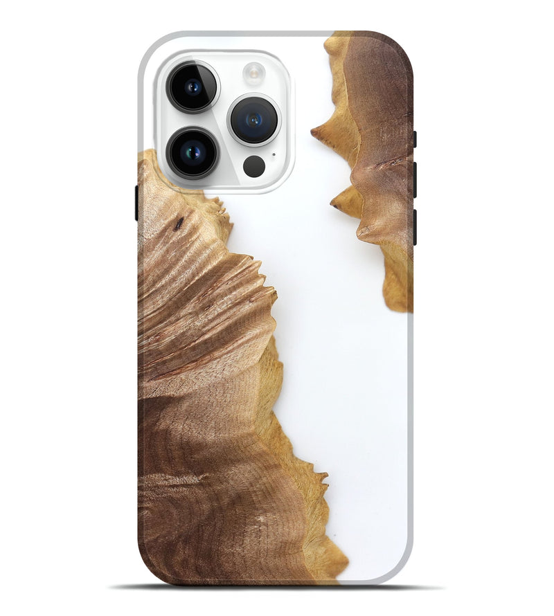 iPhone 15 Pro Max Wood Live Edge Phone Case - Blake (Clear, 829289)