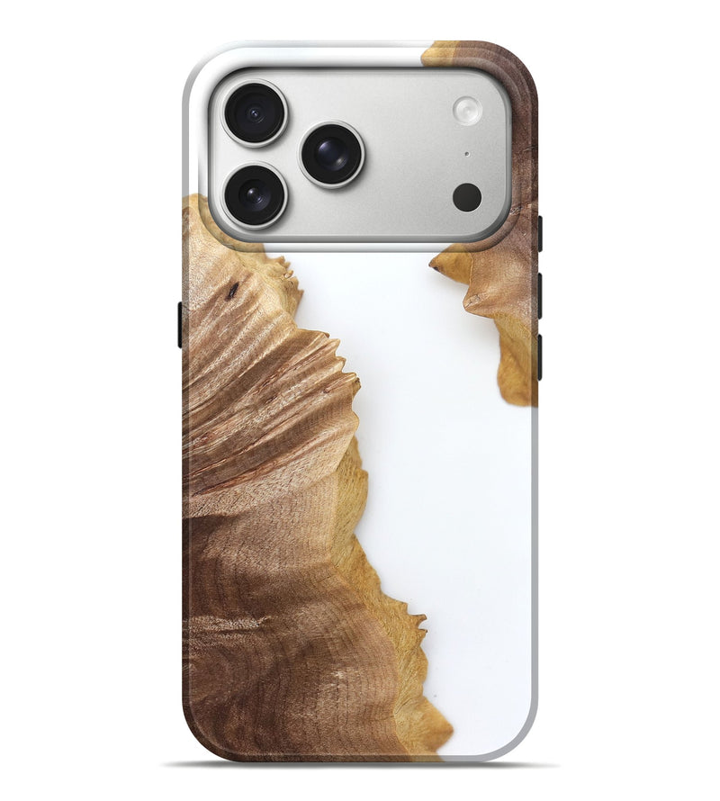 iPhone 17 Pro Max Wood Live Edge Phone Case - Blake (Clear, 829289)