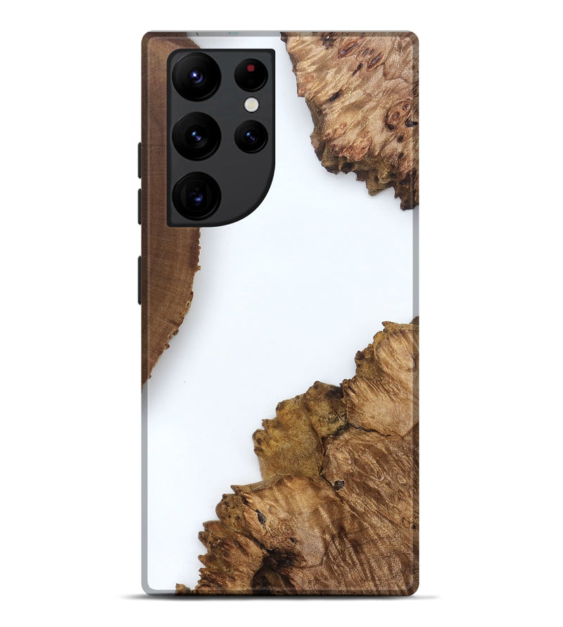 Galaxy S22 Ultra Wood Live Edge Phone Case - Davian (Clear, 829291)