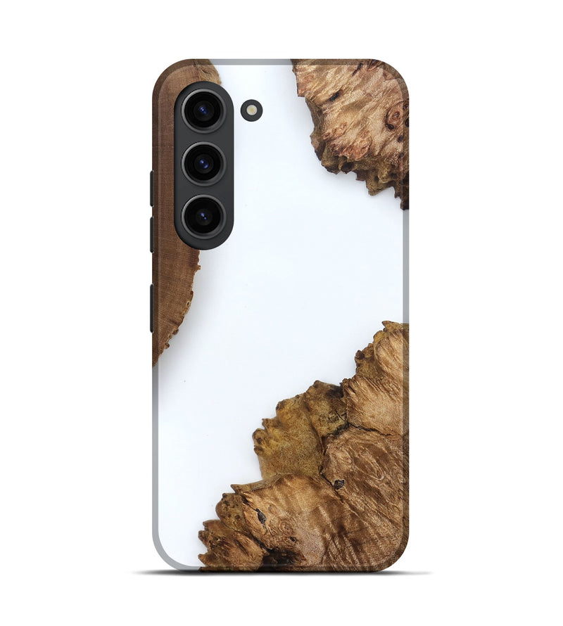 Galaxy S23 Wood Live Edge Phone Case - Davian (Clear, 829291)