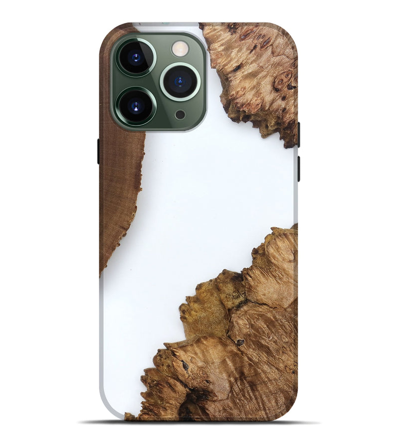 iPhone 13 Pro Max Wood Live Edge Phone Case - Davian (Clear, 829291)
