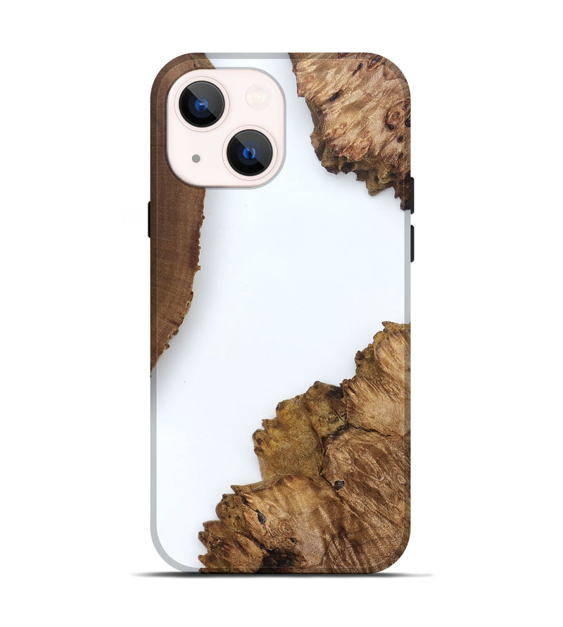 iPhone 14 Wood Live Edge Phone Case - Davian (Clear, 829291)