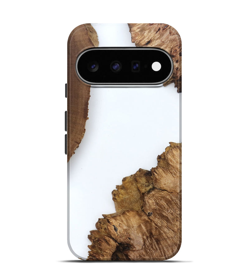 Pixel 11 Pro Wood Live Edge Phone Case - Davian (Clear, 829291)