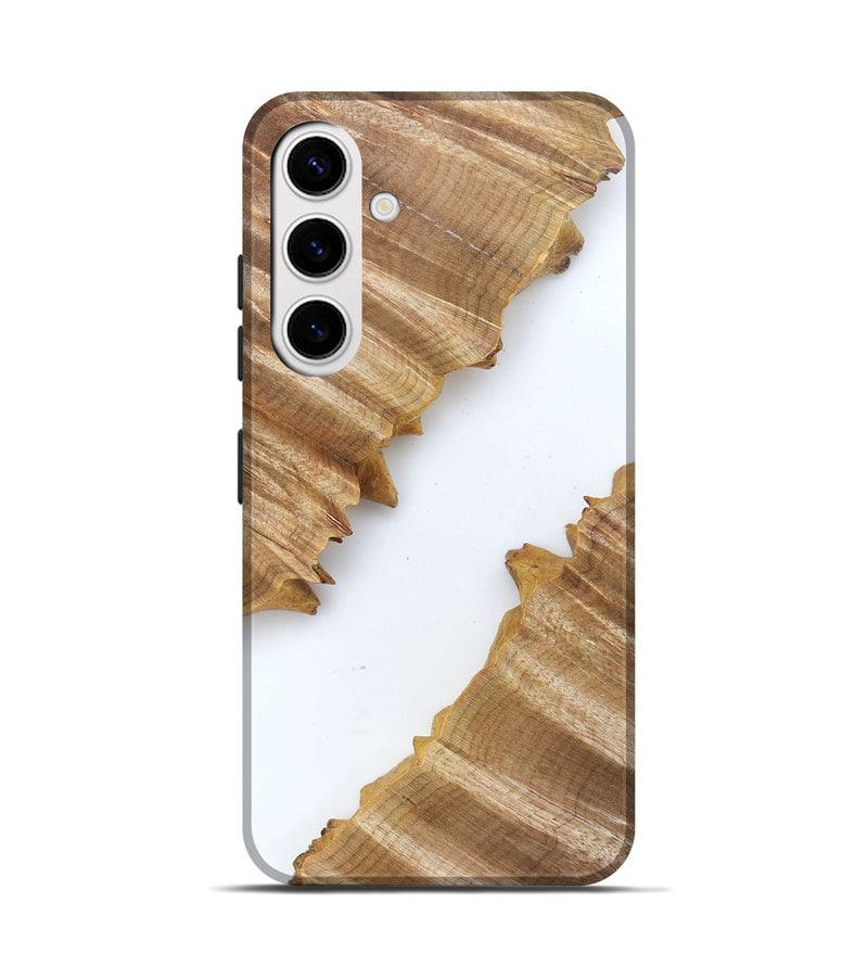 Galaxy S25 Wood Live Edge Phone Case - Al (Clear, 829292)