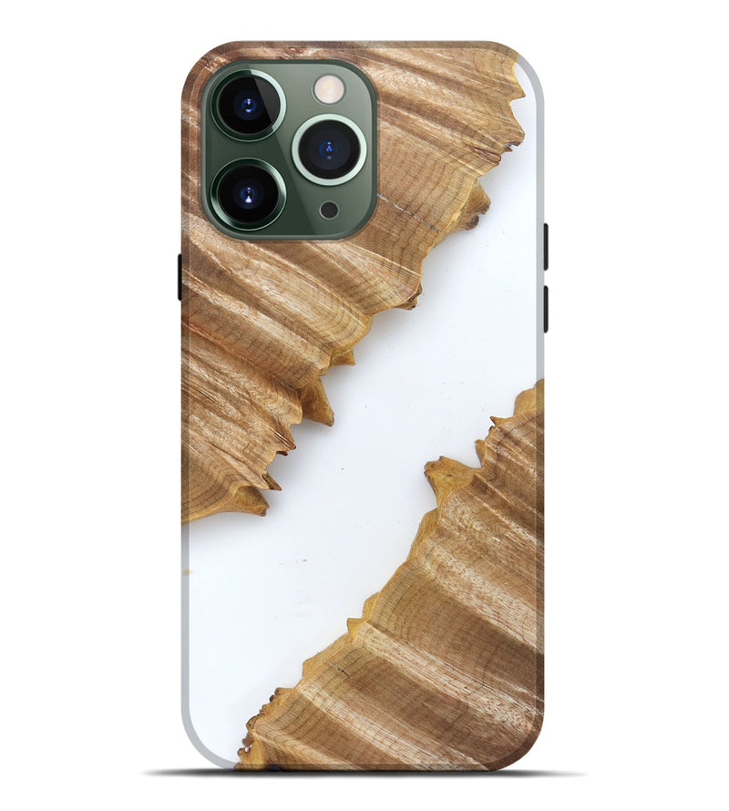 iPhone 13 Pro Max Wood Live Edge Phone Case - Al (Clear, 829292)
