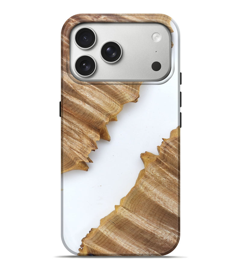 iPhone 17 Pro Max Wood Live Edge Phone Case - Al (Clear, 829292)