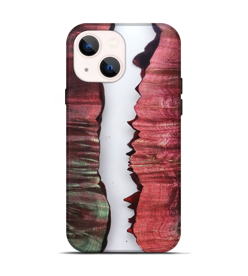 iPhone 14 Wood Live Edge Phone Case - Kevon (Clear, 829293)