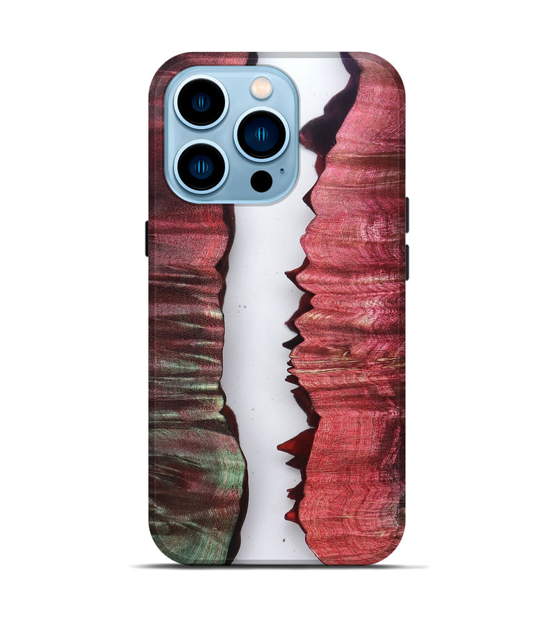 iPhone 14 Pro Wood Live Edge Phone Case - Kevon (Clear, 829293)