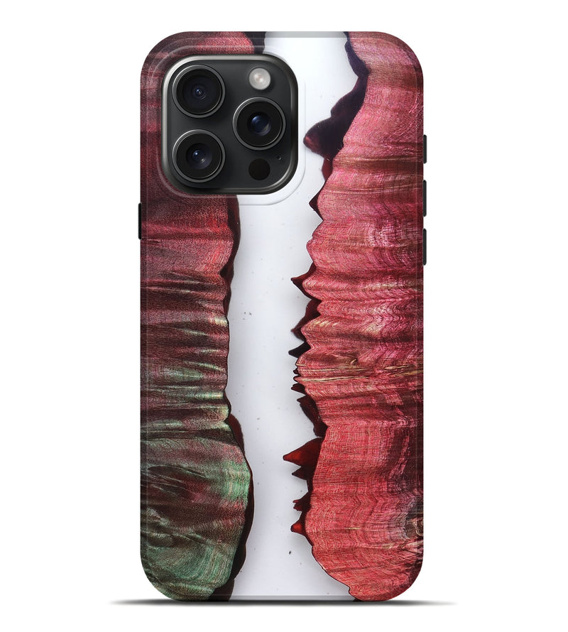 iPhone 16 Pro Max Wood Live Edge Phone Case - Kevon (Clear, 829293)
