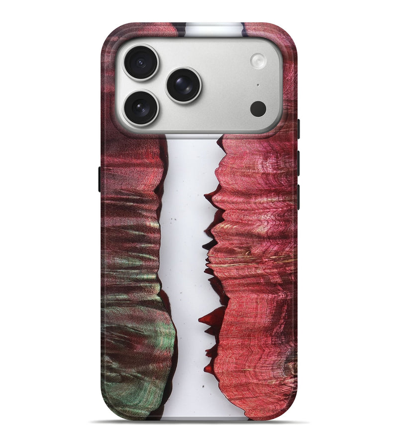 iPhone 17 Pro Max Wood Live Edge Phone Case - Kevon (Clear, 829293)