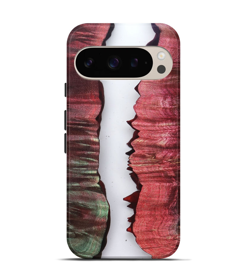 Pixel 9 Pro Wood Live Edge Phone Case - Kevon (Clear, 829293)