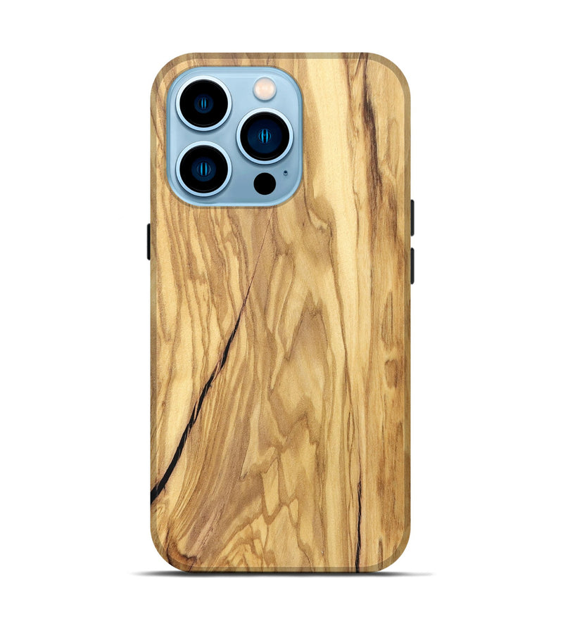 iPhone 14 Pro Wood Live Edge Phone Case - Kristen (Solid Wood, 829294)