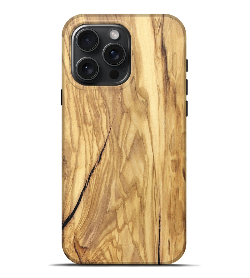 iPhone 16 Pro Max Wood Live Edge Phone Case - Kristen (Solid Wood, 829294)