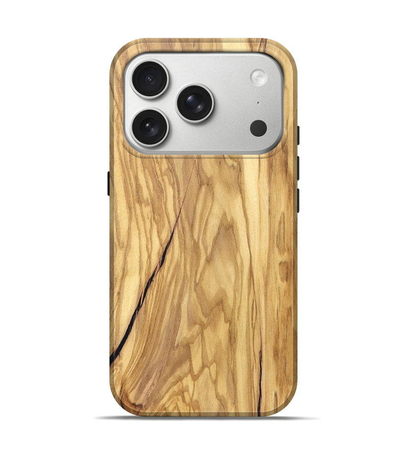 iPhone 17 Pro Wood Live Edge Phone Case - Kristen (Solid Wood, 829294)