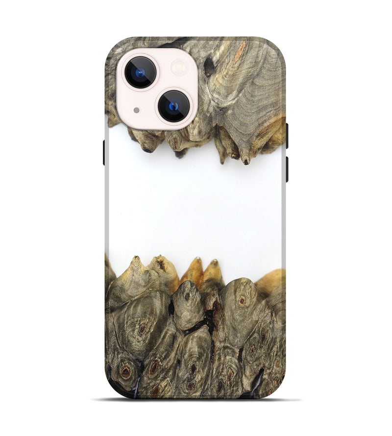 iPhone 14 Wood Live Edge Phone Case - Jodie (Clear, 829296)