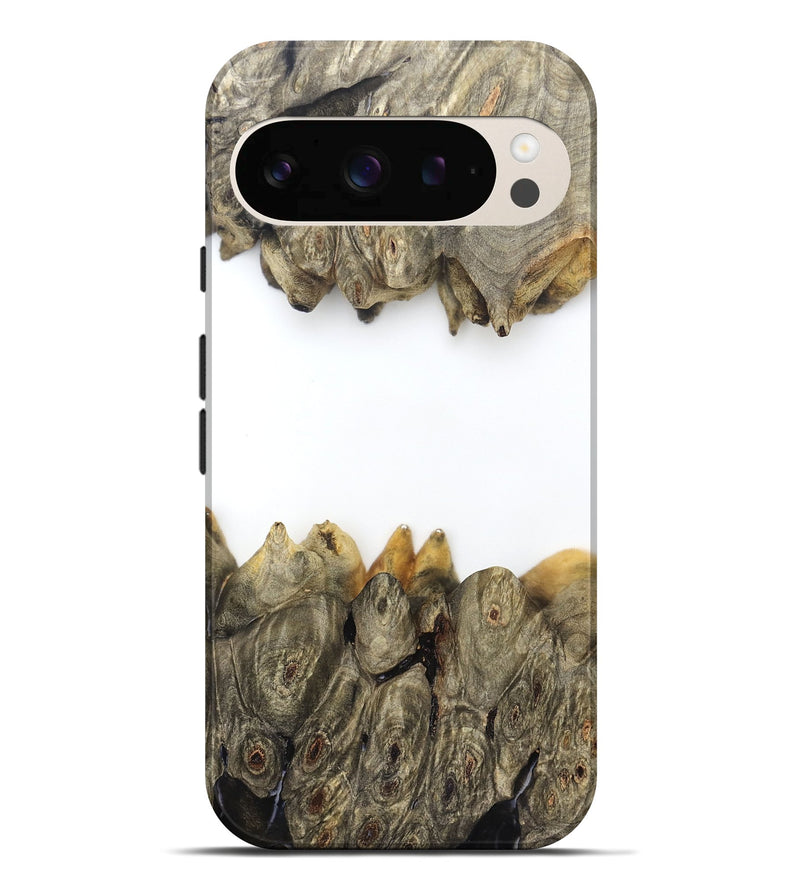 Pixel 10 Pro XL Wood Live Edge Phone Case - Jodie (Clear, 829296)