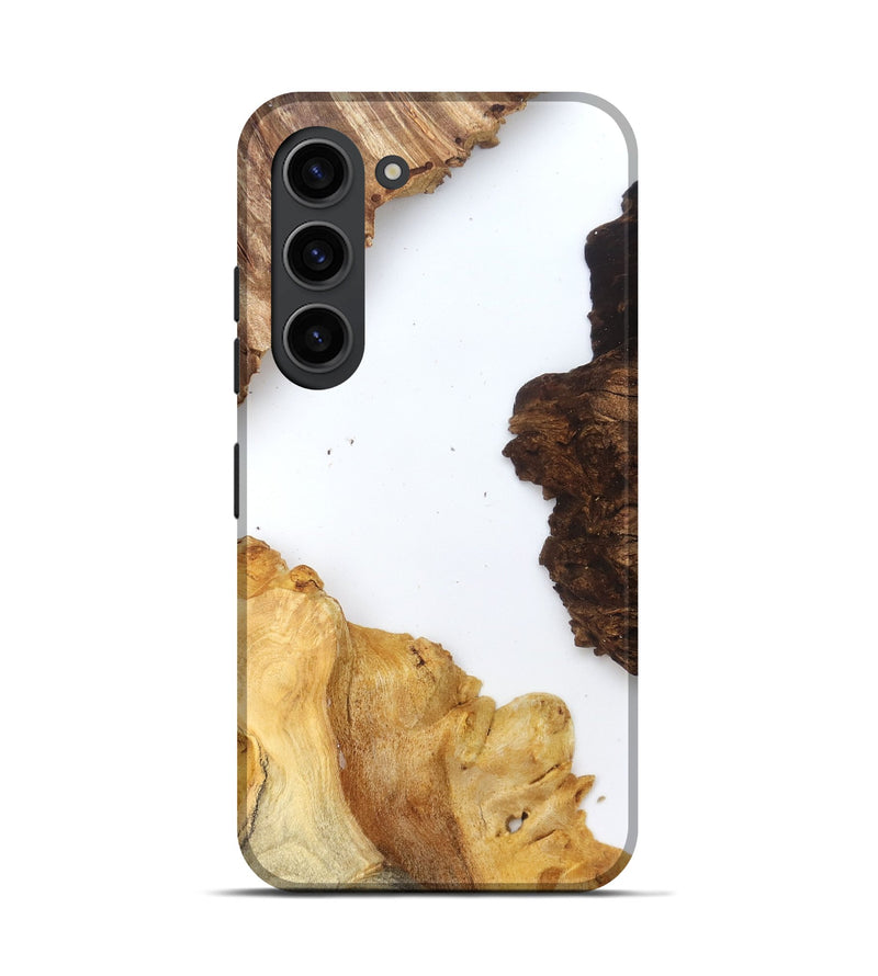 Galaxy S23 Wood Live Edge Phone Case - Silvia (Clear, 829297)