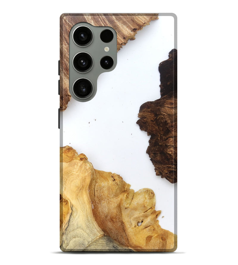 Galaxy S24 Ultra Wood Live Edge Phone Case - Silvia (Clear, 829297)