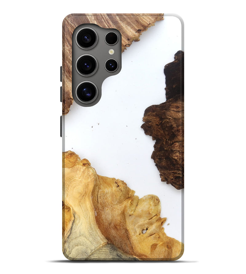 Galaxy S25 Ultra Wood Live Edge Phone Case - Silvia (Clear, 829297)