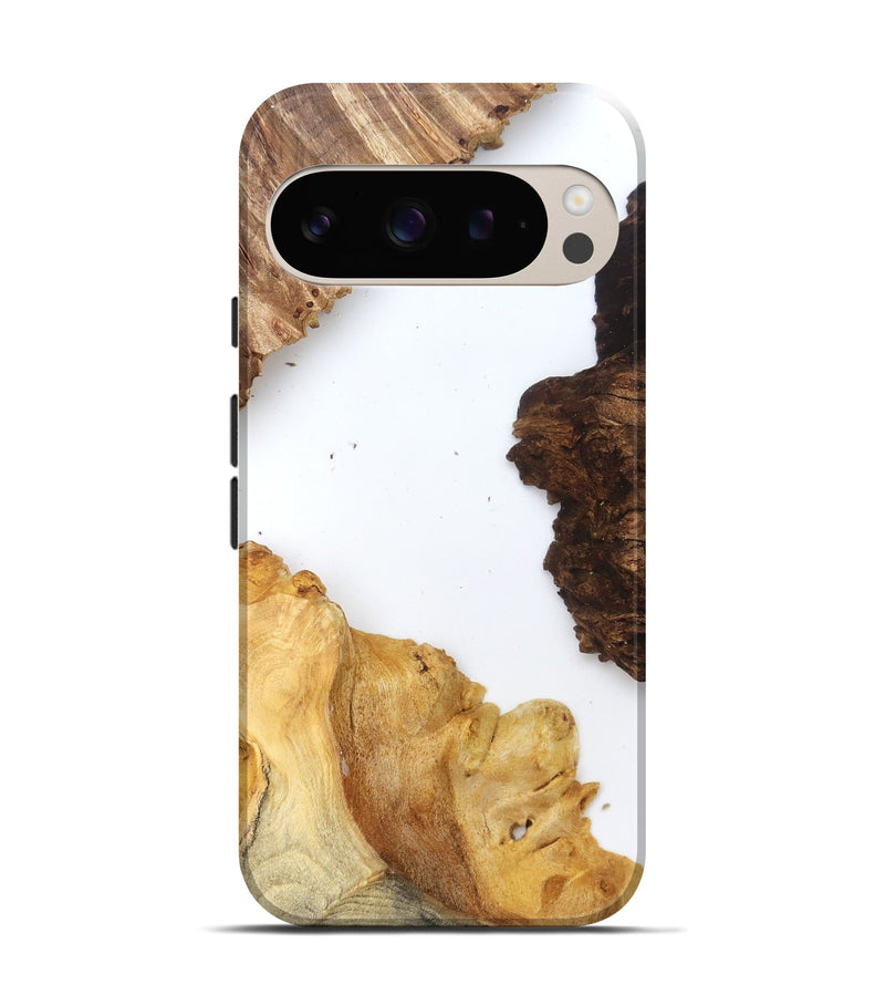 Pixel 9 Wood Live Edge Phone Case - Silvia (Clear, 829297)