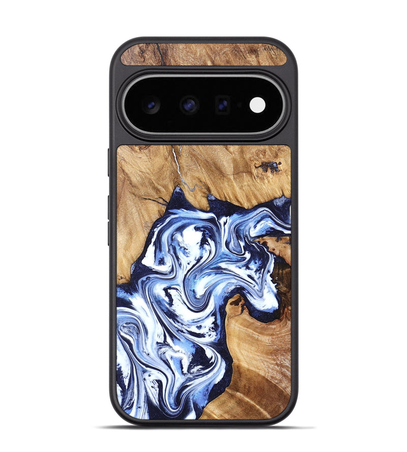 Pixel 11 Pro Wood Phone Case - Paxton (Blue, 829358)